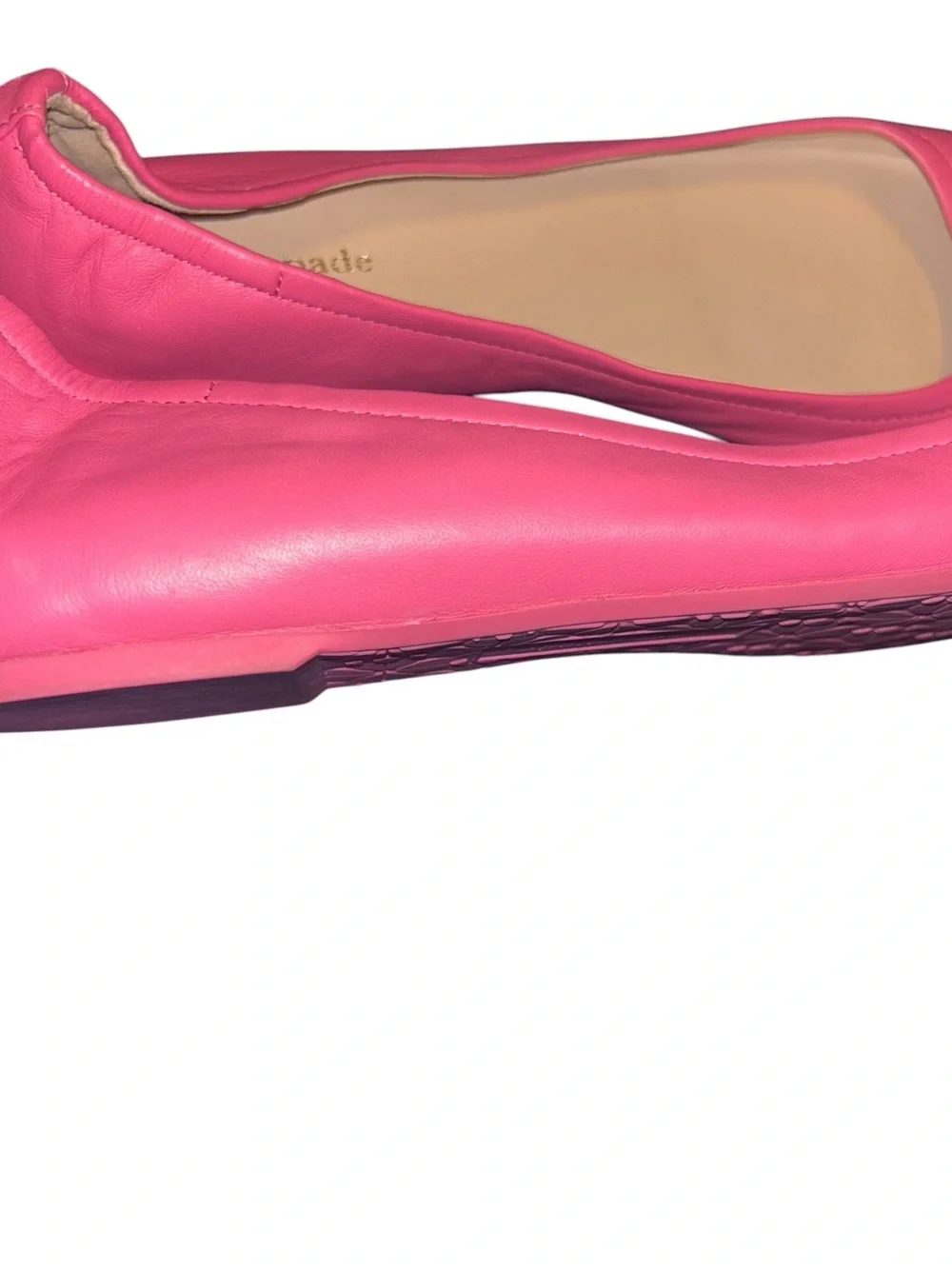 Kate Spade new york kora pink leather ballet flats size 9.5 slip on